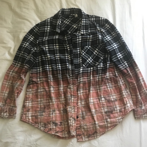 Urban Outfitters Ombre Flannel - Picture 1 of 7